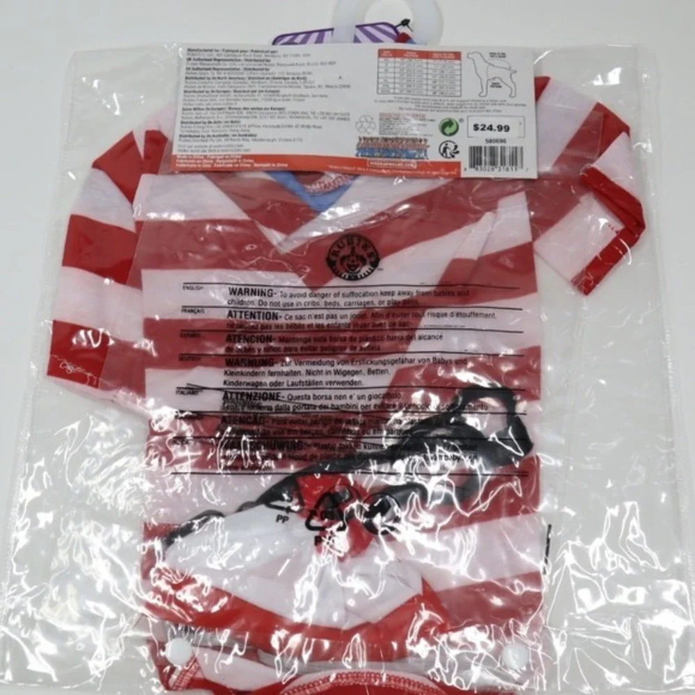 Where's‎ Waldo? Costume for Dogs - Size M